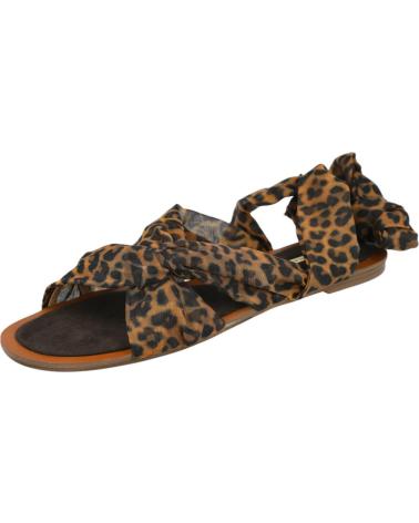 CORINA M5471 FLACHE SANDALEN MIT LEOPARDENMUSTER LEOPARDO