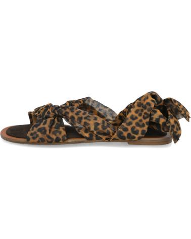 CORINA M5471 FLACHE SANDALEN MIT LEOPARDENMUSTER LEOPARDO
