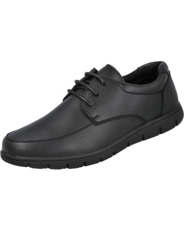 L&R SHOES C4739-2 SAPATOS DE ATACADORES PRETOS NEGRO