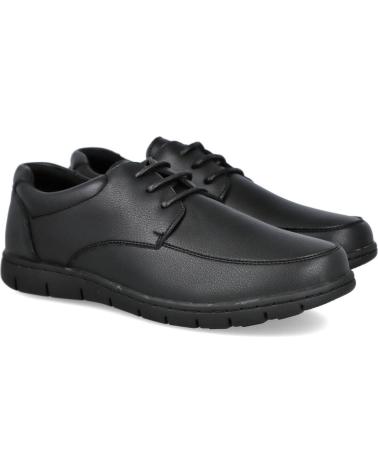 L&R SHOES C4739-2 SAPATOS DE ATACADORES PRETOS NEGRO