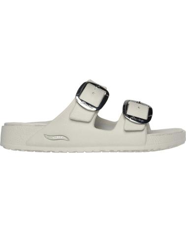 SANDÁLIAS SKECHERS FOAMIES ARCH FIT CALI 111592 BEGE NATURAL PARA MULHER NATURAL