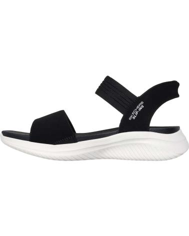 SANDALI SPORTIVI SKECHERS SLIP-INS ULTRA FLEX 119804 NERE NEGRO