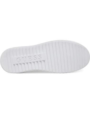 GUESS DENESA12 - BASKETS BLANCHES À DÉTAILS DORÉS BLANCO