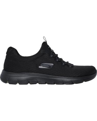 SKECHERS SUMMITS SUMMER BLUSH - SAPATILHAS PRETAS NEGRO