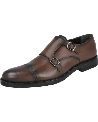 L&R SHOES SAPATOS DE VESTIR MONK STRAP CASTANHOS PARA HOMEM MARRóN
