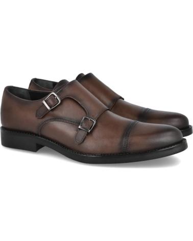 L&R SHOES SAPATOS DE VESTIR MONK STRAP CASTANHOS PARA HOMEM MARRóN