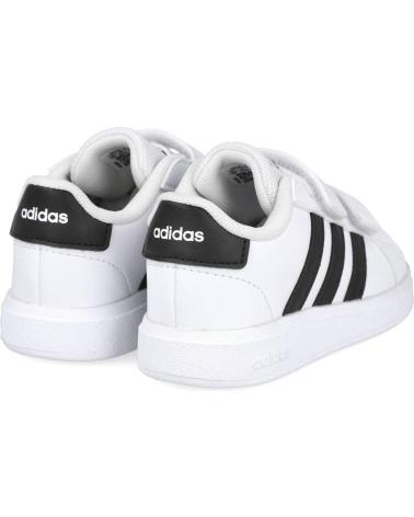 TÊNIS ADIDAS GRAND COURT 2.0 VELCRO BRANCOS PARA MENINO BLANCO