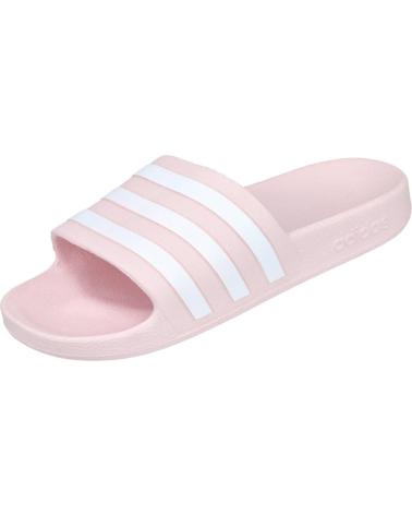 SANDALES ADIDAS ADILETTE ROSES À 3 BANDES ROSA