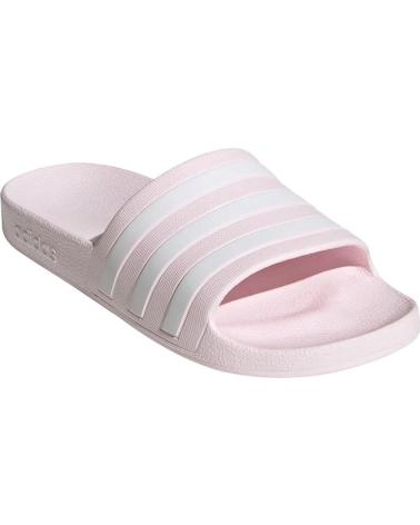 SANDALES ADIDAS ADILETTE ROSES À 3 BANDES ROSA