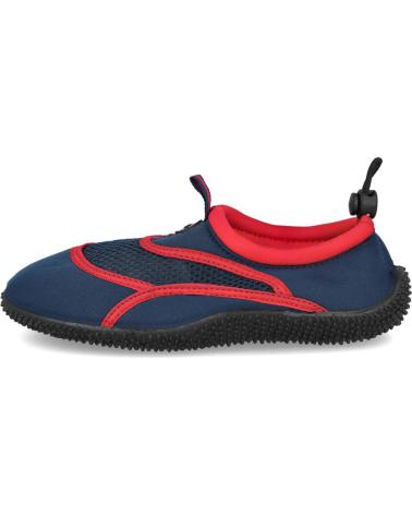 ESCARPINES DE AGUA L&R SHOES PARA NIÑO - AZUL MARINO Y ROJO AZUL