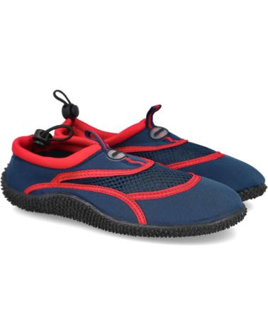 L&R SHOES KIDS' WATER SHOES - NAVY BLUE AND RED AZUL