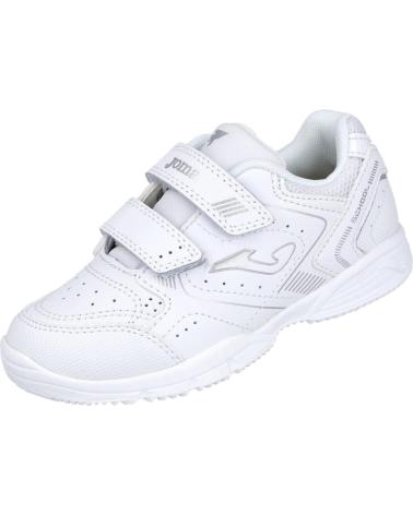 JOMA CALZADO DEPORTIVO INFANTIL BLANCO CON DOBLE CIERRE DE VELCRO BLANCO
