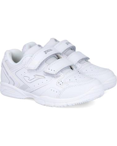 JOMA CALZADO DEPORTIVO INFANTIL BLANCO CON DOBLE CIERRE DE VELCRO BLANCO
