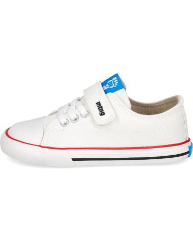 MTNG WHITE BAREFOOT SNEAKERS WITH HOOK-AND-LOOP CLOSURE BLANCO