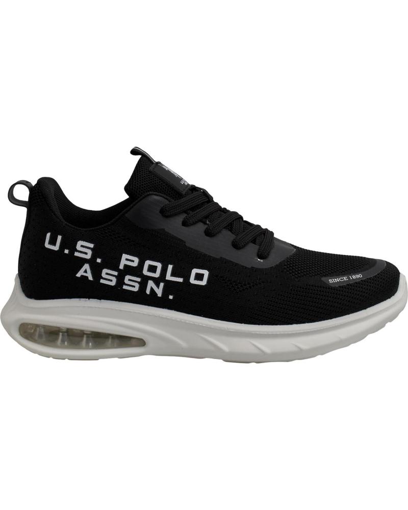 U.S. POLO ASSN. ACTIVE0014T1 - SAPATILHAS DESPORTIVAS CASUAIS PRETAS NEGRO