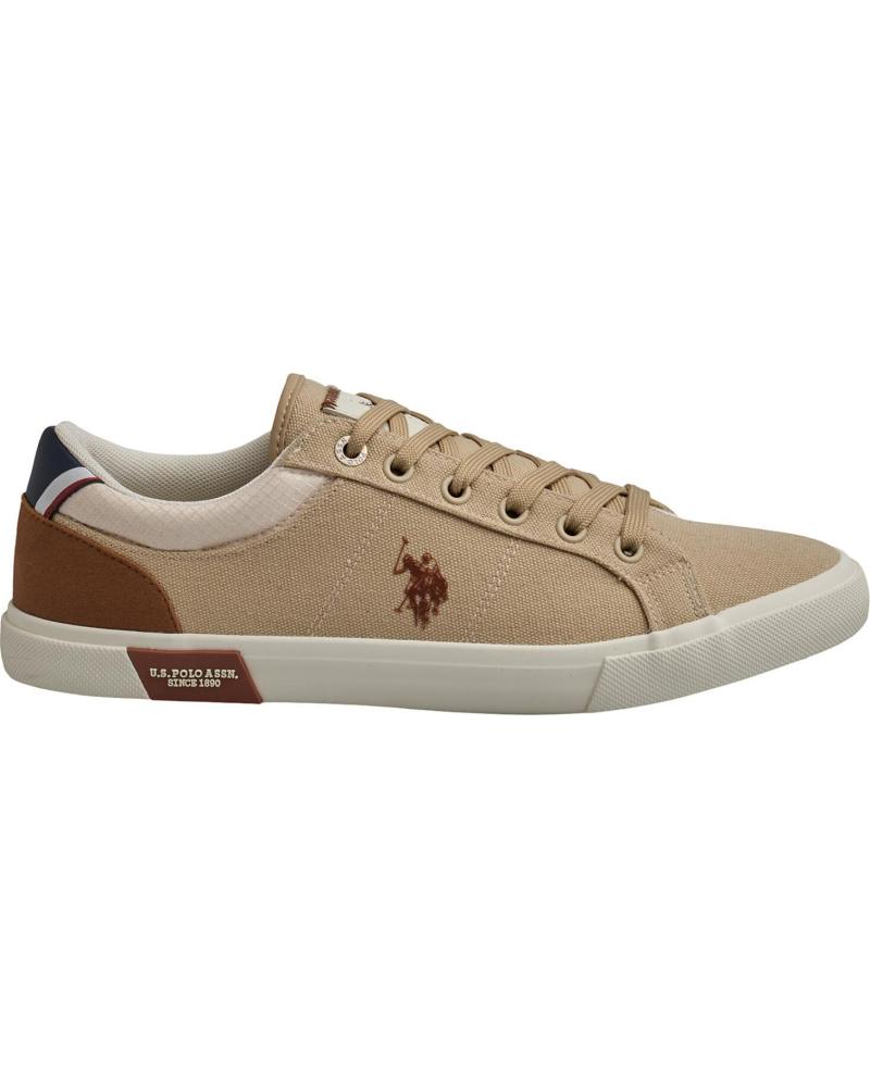 U.S. POLO ASSN. BASTER0015TH3 - SAPATILHAS CASUAIS BEGE PARA HOMEM BEIGE