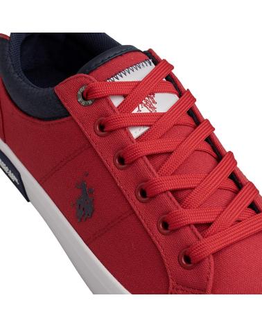 U.S. POLO ASSN. ZAPATILLAS BASTER0015TH3 ROJAS ROJO