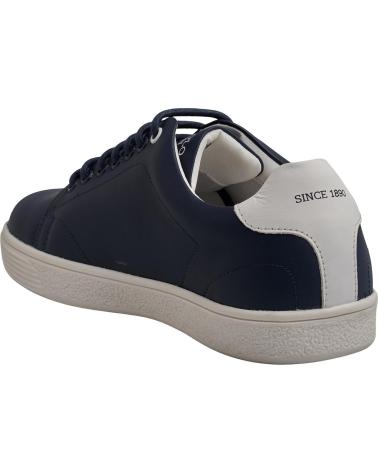 TÊNIS DE COURO U.S. POLO ASSN. HUMMER0014L1 AZUL MARINHO AZUL MARINO