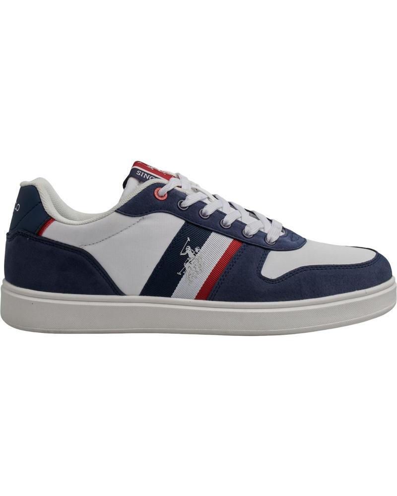 TÊNIS ESPORTIVOS U.S. POLO ASSN. ROKKO0034HT2 AZUL E BRANCO AZUL-BLANCO