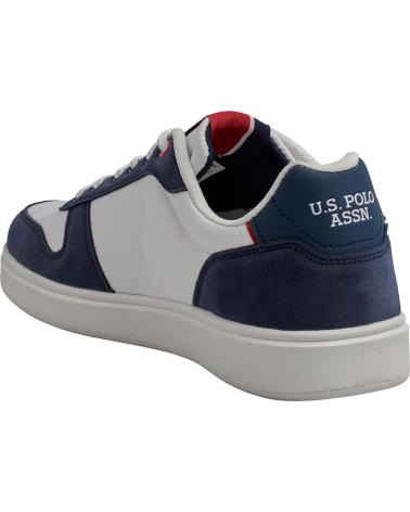TÊNIS ESPORTIVOS U.S. POLO ASSN. ROKKO0034HT2 AZUL E BRANCO AZUL-BLANCO
