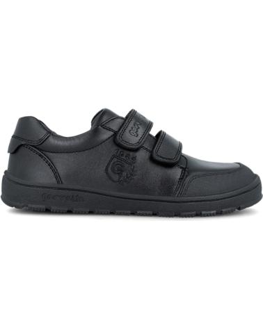 GARVALIN 251505 BAREFOOT SCHOOL SPORTS SHOES BLACK NEGROA054