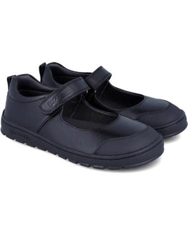 SAPATILHAS COLEGIAIS BAREFOOT GARVALIN 251506 PRETO NEGROA054