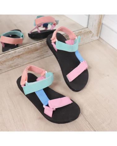SANDALI SPORTIVI L&R SHOES MULTICOLORE VIOLA VIOLETA