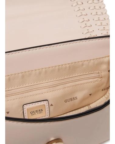 GUESS TATUM CONVERTIBLE XBODY FLAP SHOULDER BAG BEIGE BEIGE