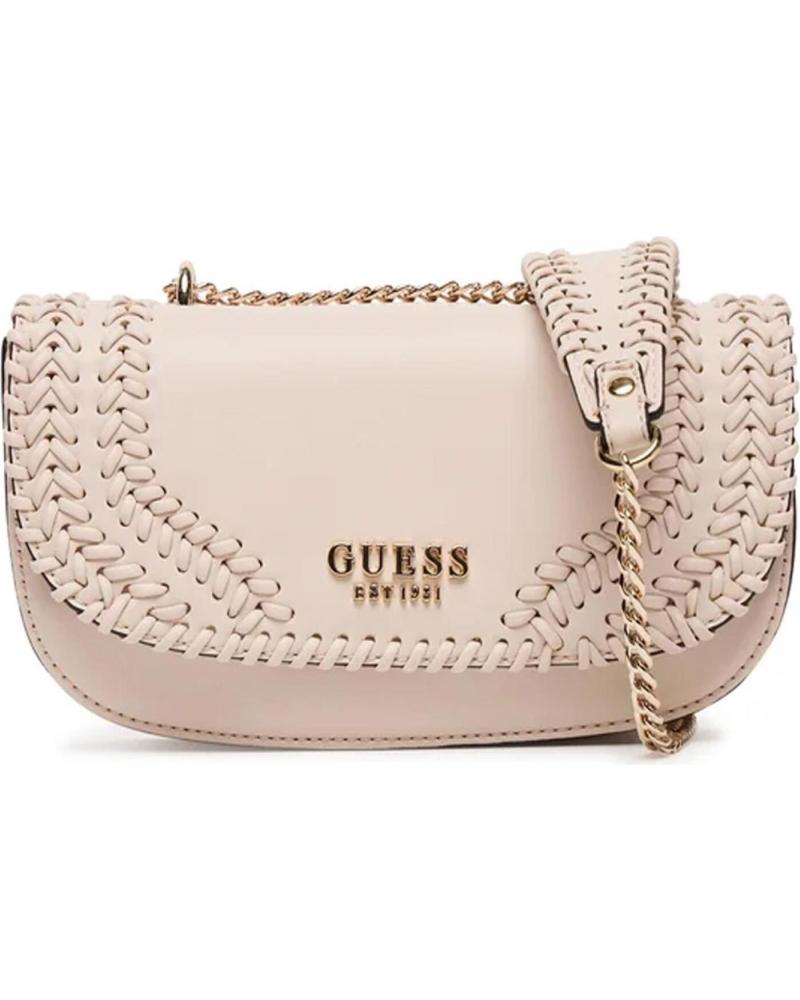 GUESS TATUM CONVERTIBLE XBODY FLAP SHOULDER BAG BEIGE BEIGE