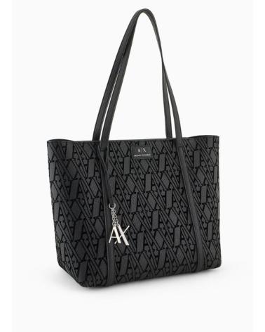 ARMANI EXCHANGE XW002121 TOTE BAG - BLACK NEGRO
