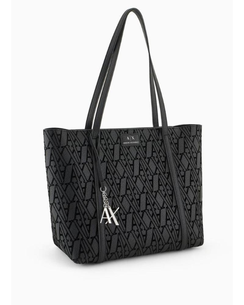 ARMANI EXCHANGE XW002121 TOTE BAG - BLACK NEGRO