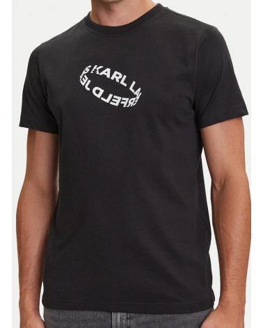 KARL LAGERFELD KLJ SLIM RING TEE NEGRO