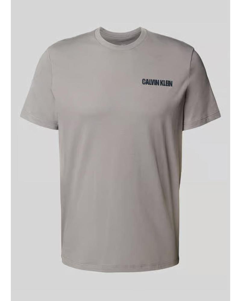 T-SHIRT CALVIN KLEIN WORD STRETCH GRIS GRIS
