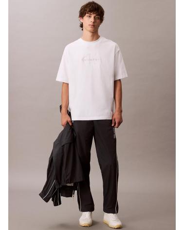 CALVIN KLEIN RELAXED CRINKLE NYLON HOSE MARINE MARINO