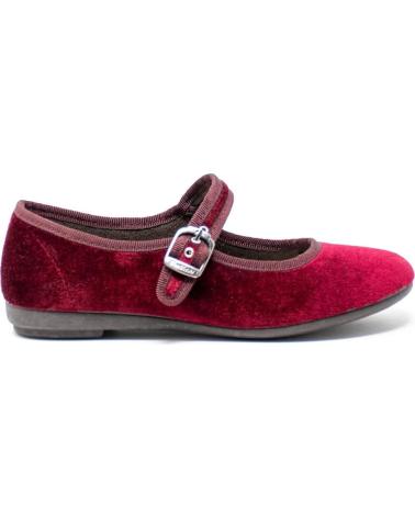 MARY JANE IN VELLUTO BORDEAUX VUL-LADI MODELLO 5409-032 BURDEOS