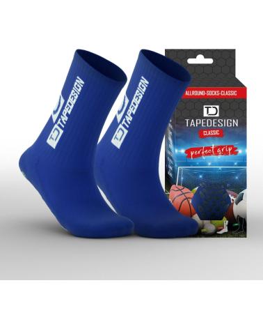 TAPEDESIGN CALCETINES DEPORTIVOS ANTIDESLIZANTES AZUL OSCURO AZUL