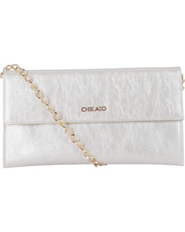 BOLSO BANDOLERA CHIKA10 PREMIER 01 PLATA PLATA-SILVER