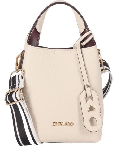 BOLSO BANDOLERA MINI CHIKA10 OPAL 01 BEIGE BEIG-BEIGE