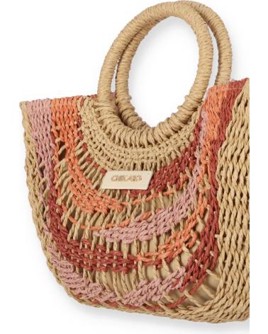 CHIKA10 BOLSO DE MANO PARA MUJER KATALIN 01 COLOR CUERO MARRóN