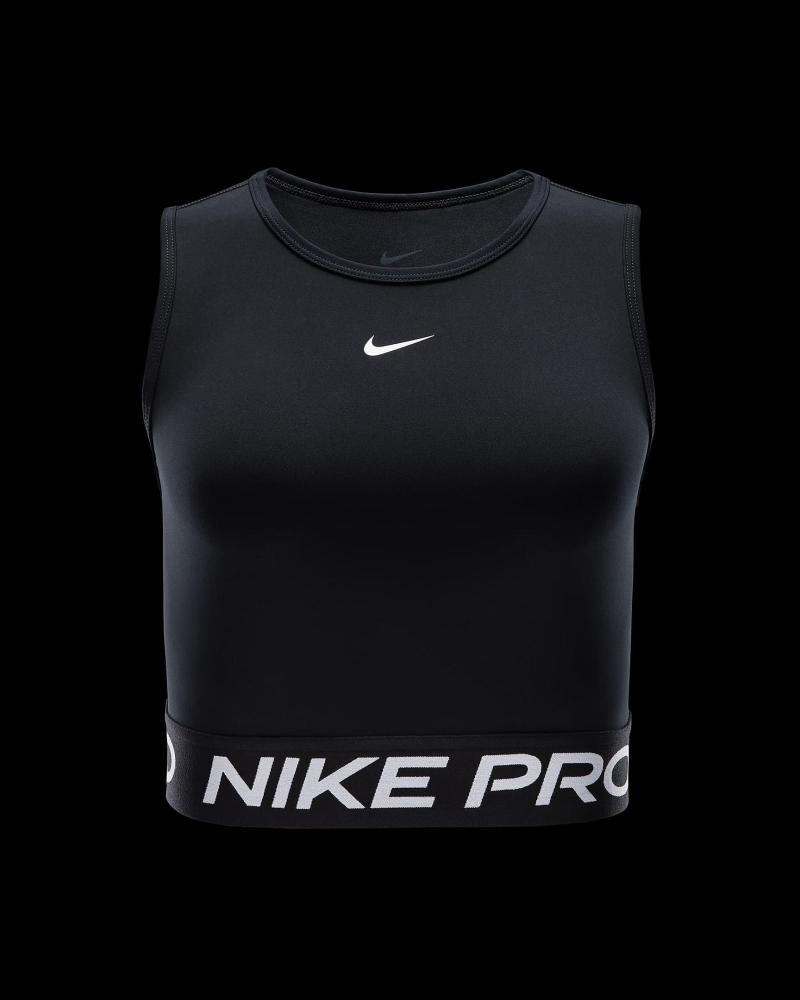 NIKE TOP DEPORTIVO MUJER PRO FZ3615 NEGRO