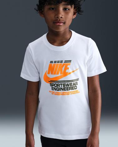 T-SHIRT NIKE HV5217 BIANCA PER BAMBINO BLANCO