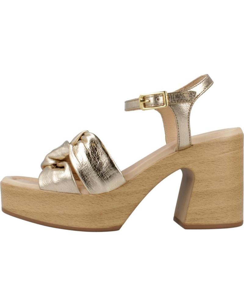 UNISA SANDALIAS MUJER MODELO ODOLF LMT COLOR ORO PLATINO