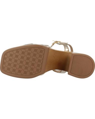 UNISA SANDALIAS MUJER MODELO ODOLF LMT COLOR ORO PLATINO