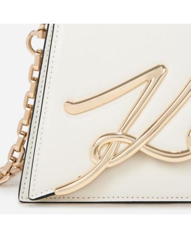 KARL LAGERFELD BOLSOS MUJER MODELO SIGNATURE 2 0 MD CROSSBODY COLOR BLANCO OFFWHT