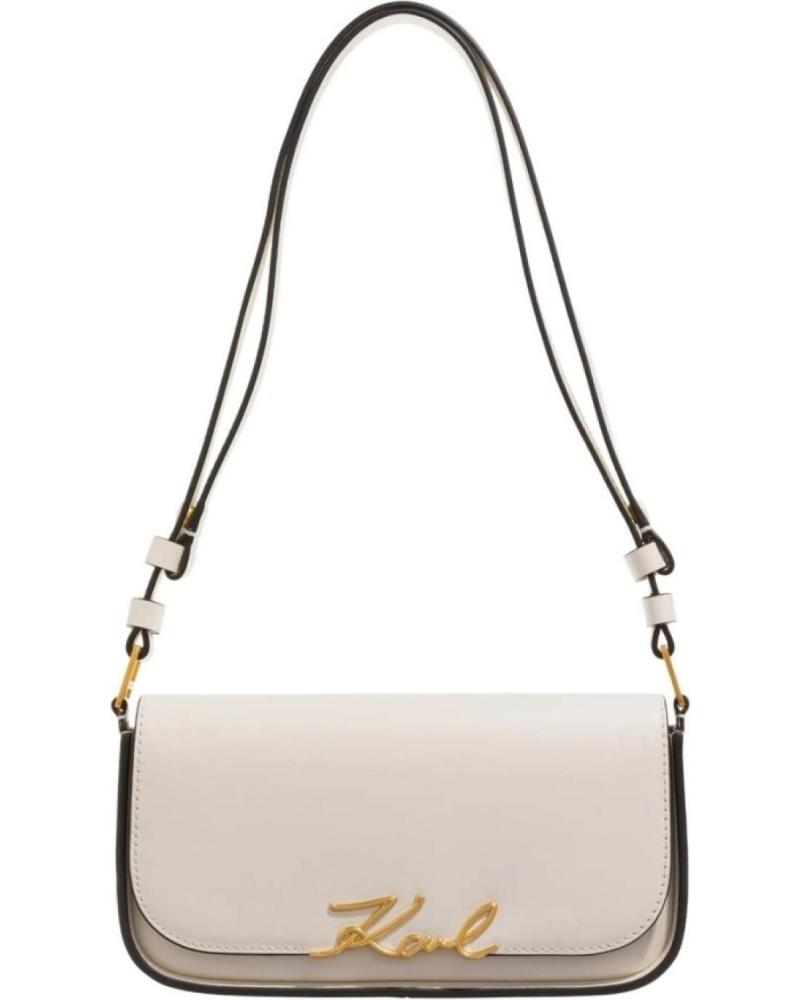 KARL LAGERFELD BOLSOS MUJER MODELO K SIGNATURE CROSSBODY COLOR BLANCO OFFWH OFFWHT