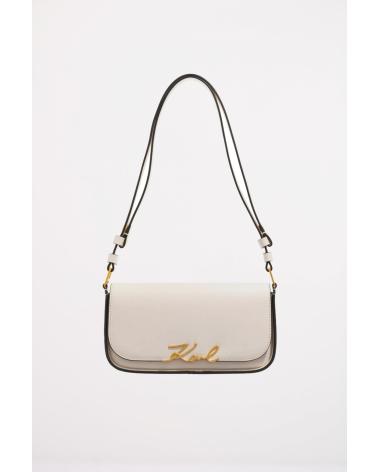 KARL LAGERFELD BOLSOS MUJER MODELO K SIGNATURE CROSSBODY COLOR BLANCO OFFWH OFFWHT
