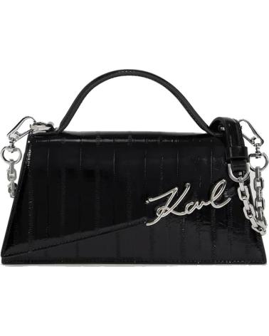 KARL LAGERFELD BOLSOS MUJER MODELO K SIGNATURE SLIM CB EEL ST COLOR NEGRO B BLACK