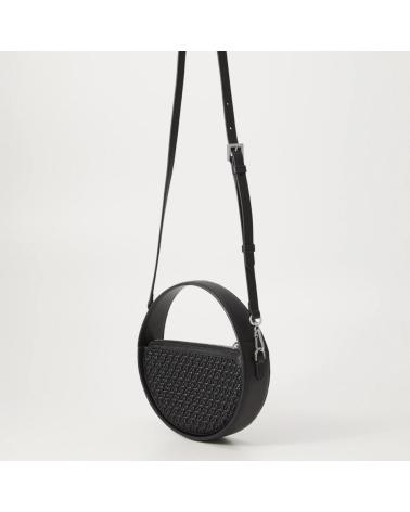 KARL LAGERFELD BOLSOS MUJER MODELO K SIGNATURE SP ROUND WOVEN COLOR NEGRO B BLACK