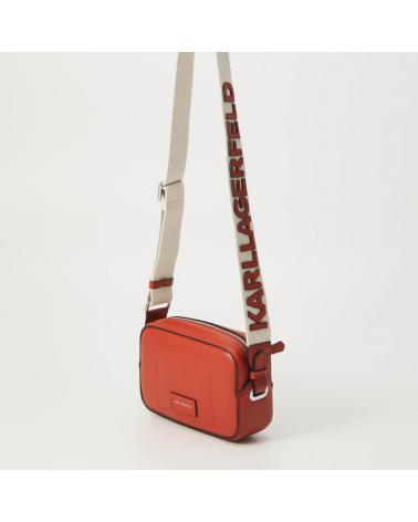 KARL LAGERFELD BOLSOS MUJER MODELO K CIRCLE SLIM CAMERA BAG COLOR ROJO REDB REDBRK