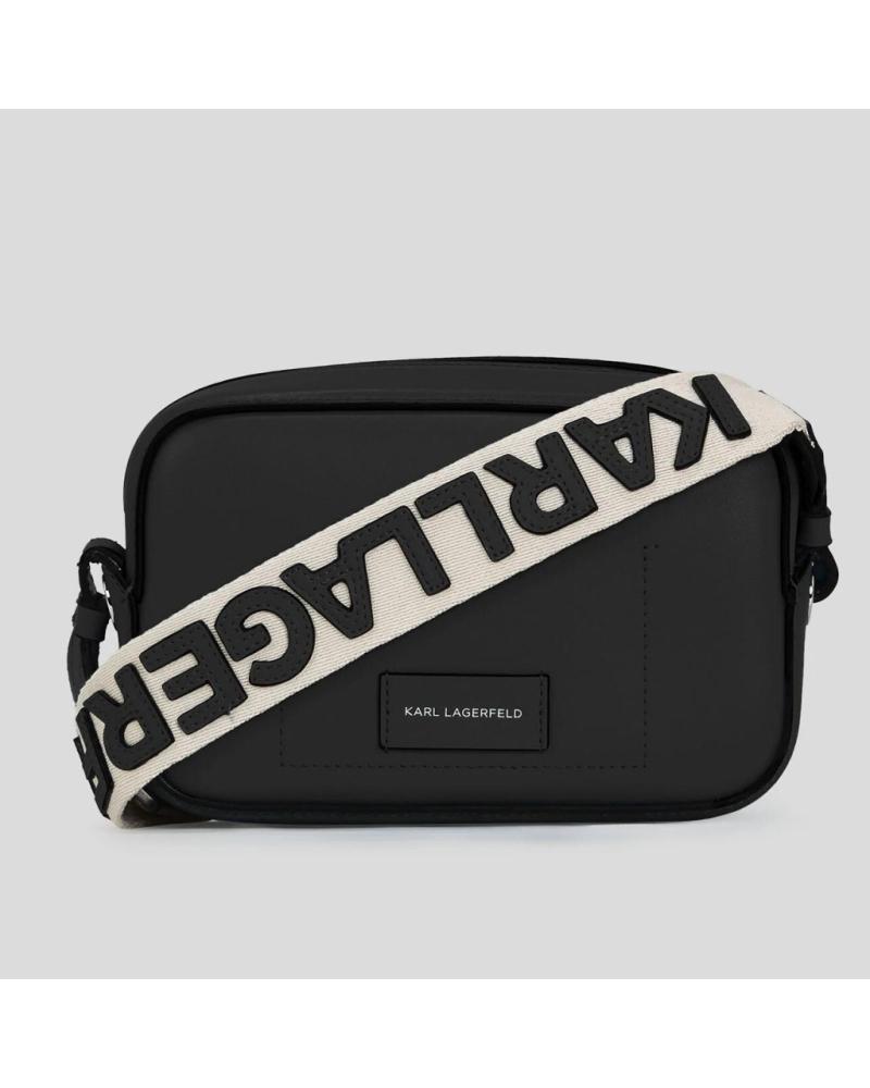 KARL LAGERFELD BOLSOS MUJER MODELO K CIRCLE SLIM CAMERA BAG COLOR NEGRO BLK BLKNKL